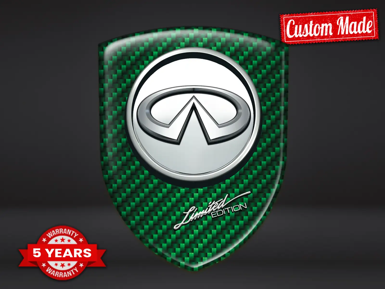 Infiniti Badge Auto Pro Max Résistant Stylé Performance